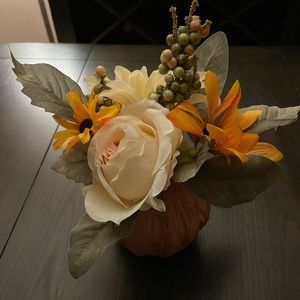 Pumpkin/ fall floral decor